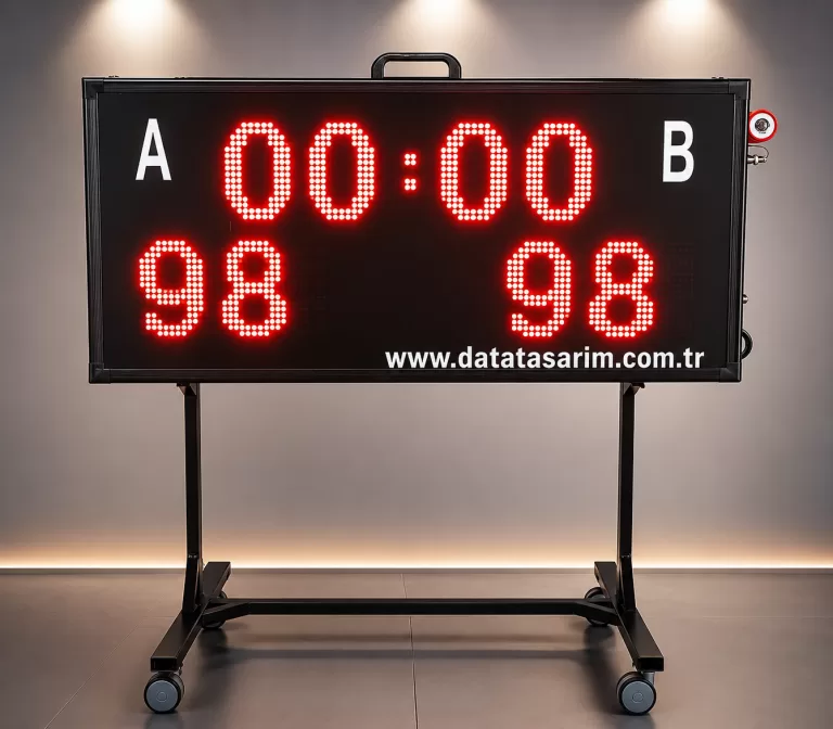 3×3 çok amaçlı skorbord 3×3 Basketbol Skorbordu Uyumlu LED Skorbord