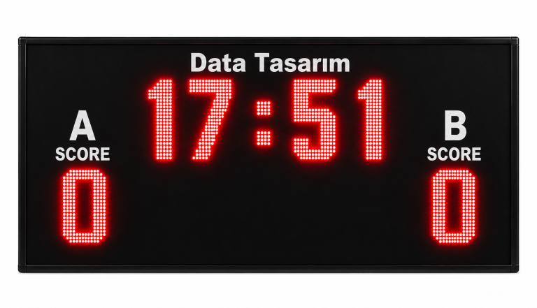 Halı Saha Futbol Skor Zaman Göstergesi