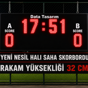 Halı Saha Futbol Skor Zaman Göstergesi