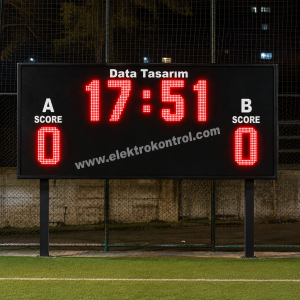 Halı Saha Futbol Skor Zaman Göstergesi
