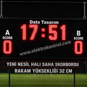 Halı Saha Futbol Skor Zaman Göstergesi