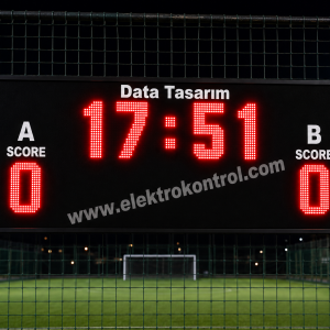 Halı Saha Futbol Skor Zaman Göstergesi