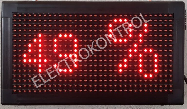 DT2137R10  Saat, Derece, Nem, Yazı Paneli