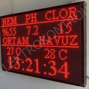 HAVUZ BİLGİLENDİRME PANOSU 101 CM X 69 CM