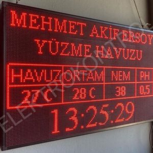 HAVUZ BİLGİLENDİRME PANOSU 165 CM X 101 CM