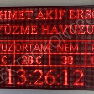 HAVUZ BİLGİLENDİRME PANOSU 165 CM X 101 CM