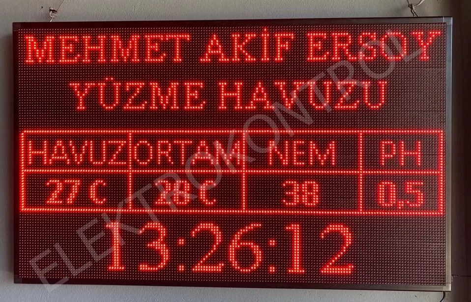 LED bilgi panoları (LED’li sistemler)