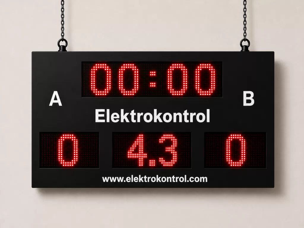 Stoktan hızlı teslim halı saha skorbordu DT-5016