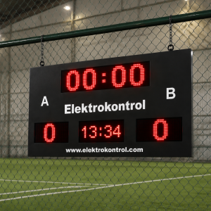 x10 cm Saatli Kronometreli LED Skorbord