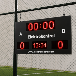 x10 cm Saatli Kronometreli LED Skorbord