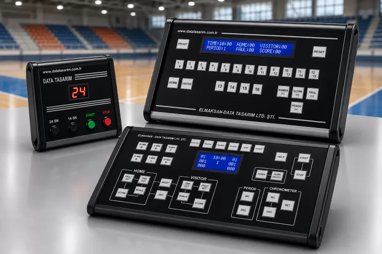 basketbol skorbordu kumandası Elektronik Skorbord Kumanda Kontrol Ünitesi
