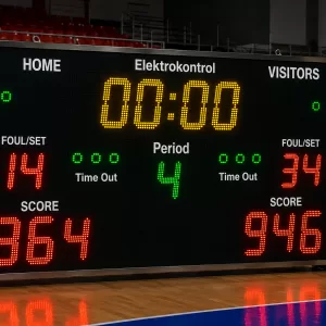 Çok Amaçlı Salon Futsal Elektronik Skorbordu