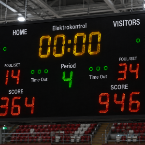 Çok Amaçlı Salon Futsal Elektronik Skorbordu