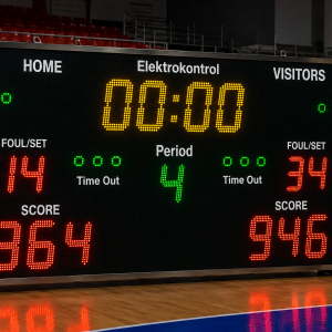 Çok Amaçlı Salon Futsal Elektronik Skorbordu