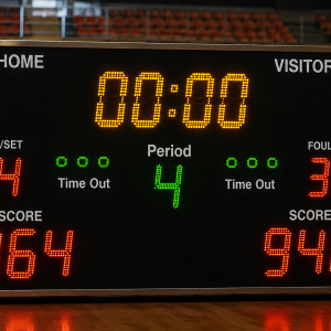Çok Amaçlı Salon Futsal Elektronik Skorbordu