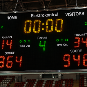 Çok Amaçlı Salon Futsal Elektronik Skorbordu