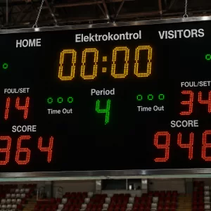 Çok Amaçlı Salon Futsal Elektronik Skorbordu