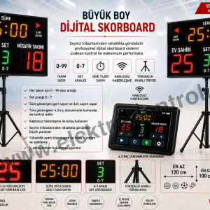 elektronik dijital skorboard sistemi