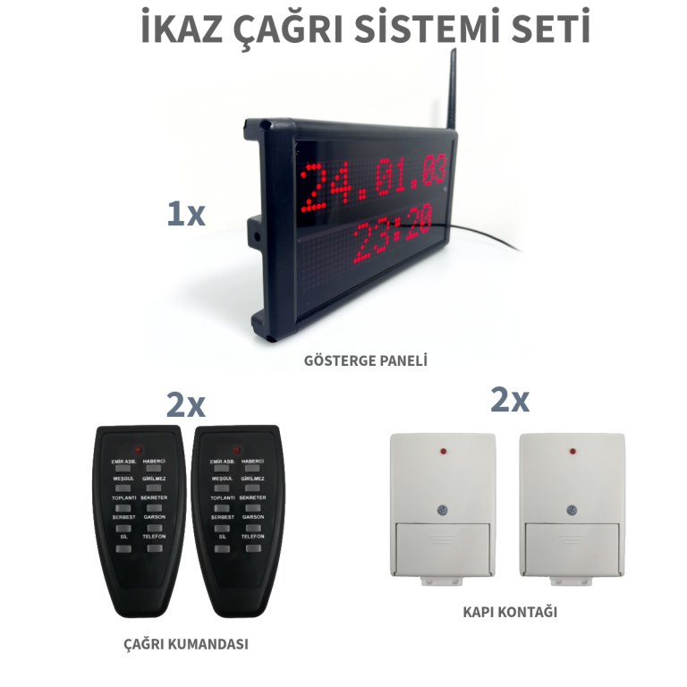 Kablosuz İkaz Çağrı Sistemi | EK-ICS
