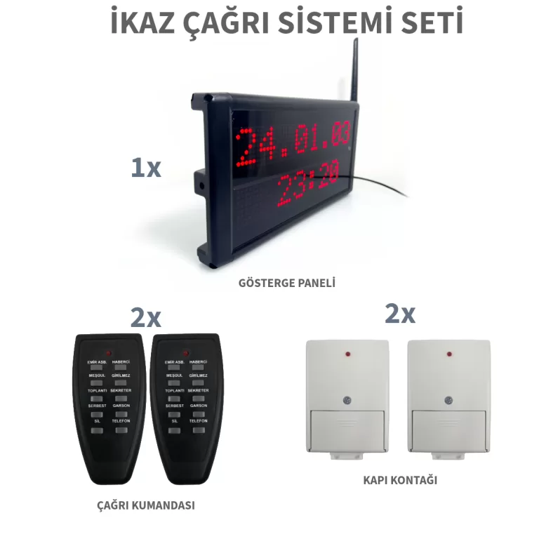 Kablosuz İkaz Çağrı Sistemi | EK-ICS