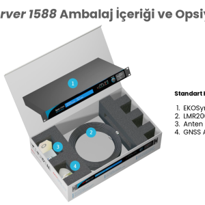Endüstriyel NTP/PTP Zaman Senkronizasyon Sunucusu |.